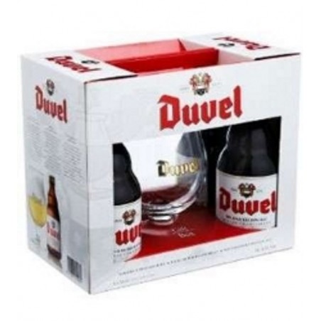 PACK DUVEL 4 X 330ml + COPA